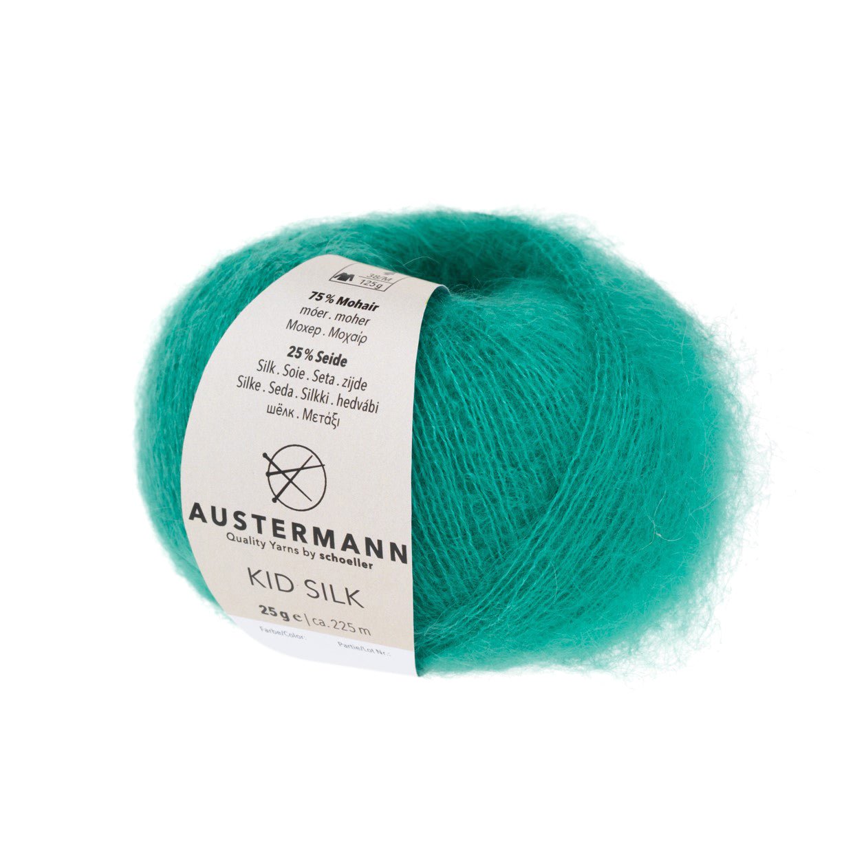 Kid Silk | 225 M - 25 G | 40 - Smaragd - ggh Wolle