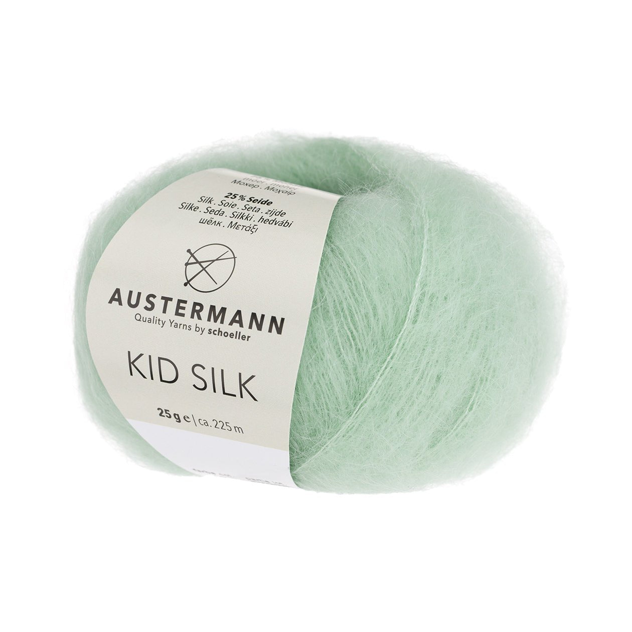 Kid Silk | 225 M - 25 G | 48 - Mint - ggh Wolle