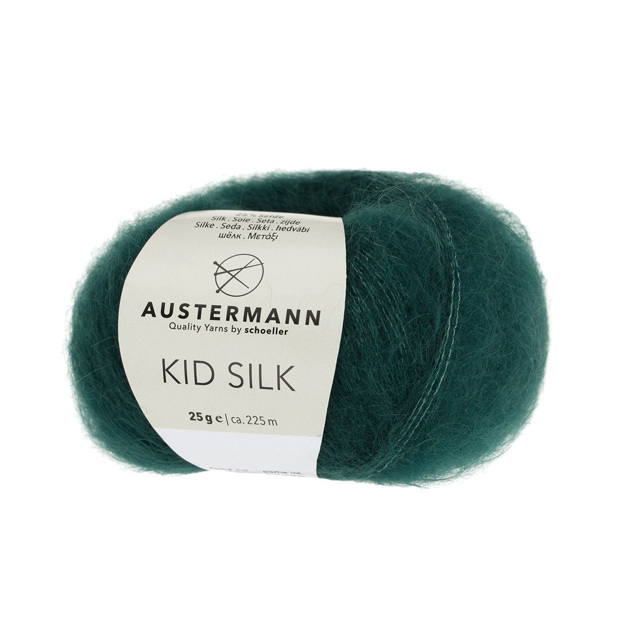 Kid Silk | 225 M - 25 G | 49 - Dunkelgruen - ggh Wolle