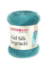 Kid Silk Degradee | 425 M - 50 G | 104 - Petrol - ggh Wolle