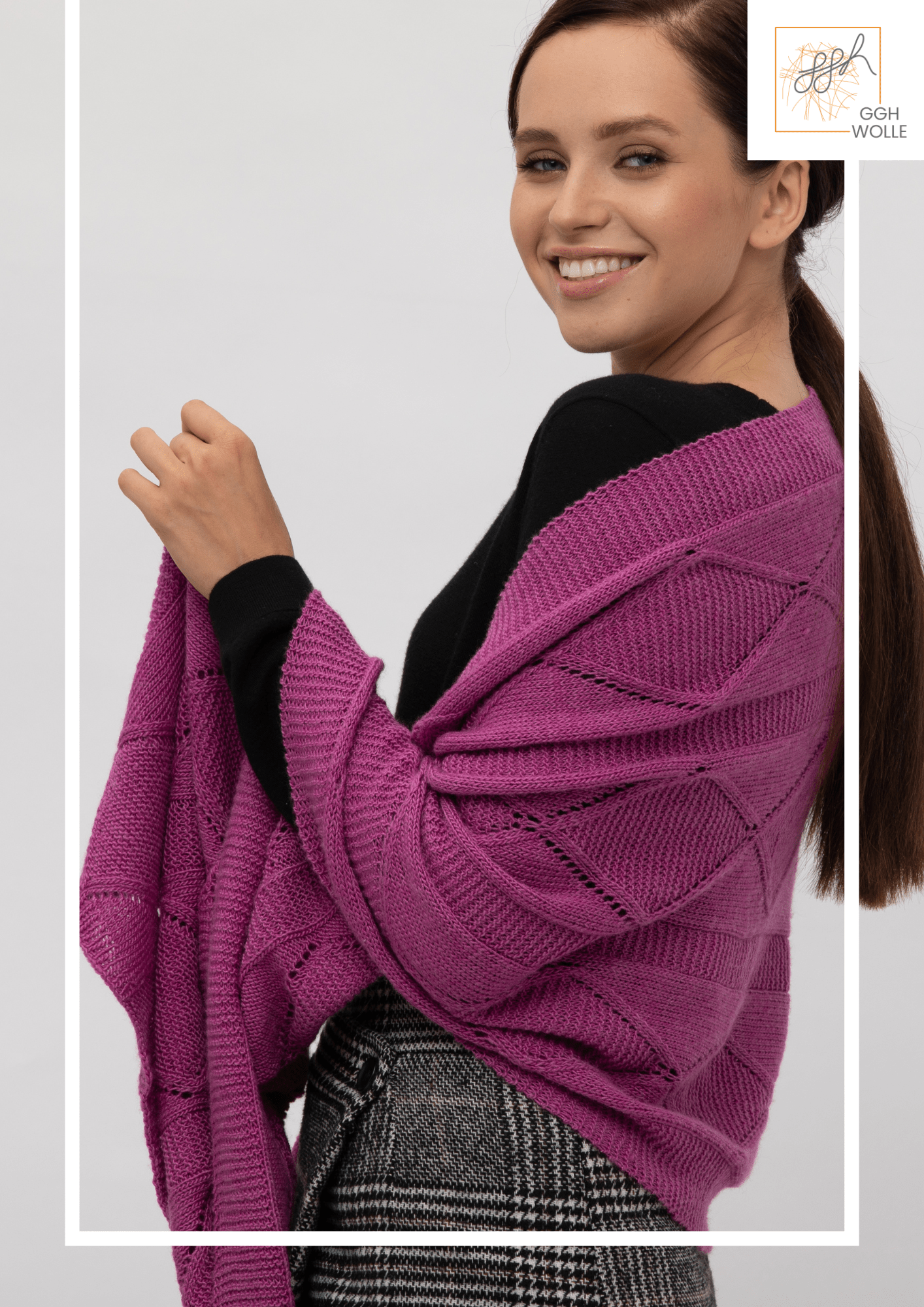 Kostenlose Strickanleitung Stola Tuch aus ggh LACY - ggh Wolle