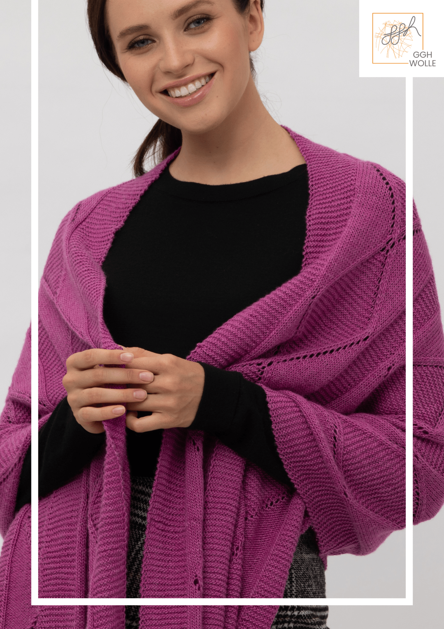 Kostenlose Strickanleitung Stola Tuch aus ggh LACY - ggh Wolle