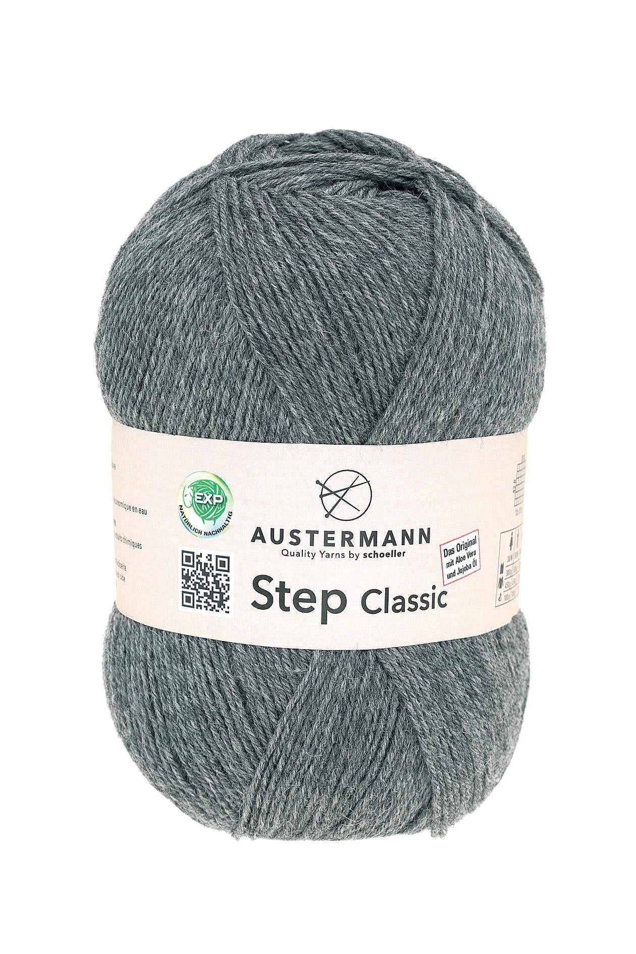 Step 4 Classic Exp | 420 M - 100 G | 1037 - Grau Meliert - ggh Wolle