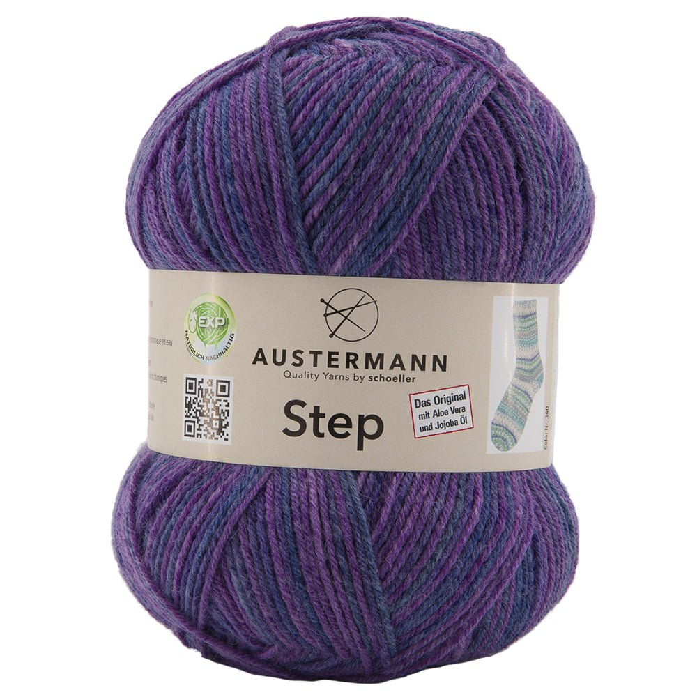 Step 4 Color Exp | 420 M - 100 G | 132 - Violett Easy - ggh Wolle