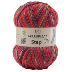 Step 4 Color Exp | 420 M - 100 G | 256 - Rot - Pflaume - ggh Wolle