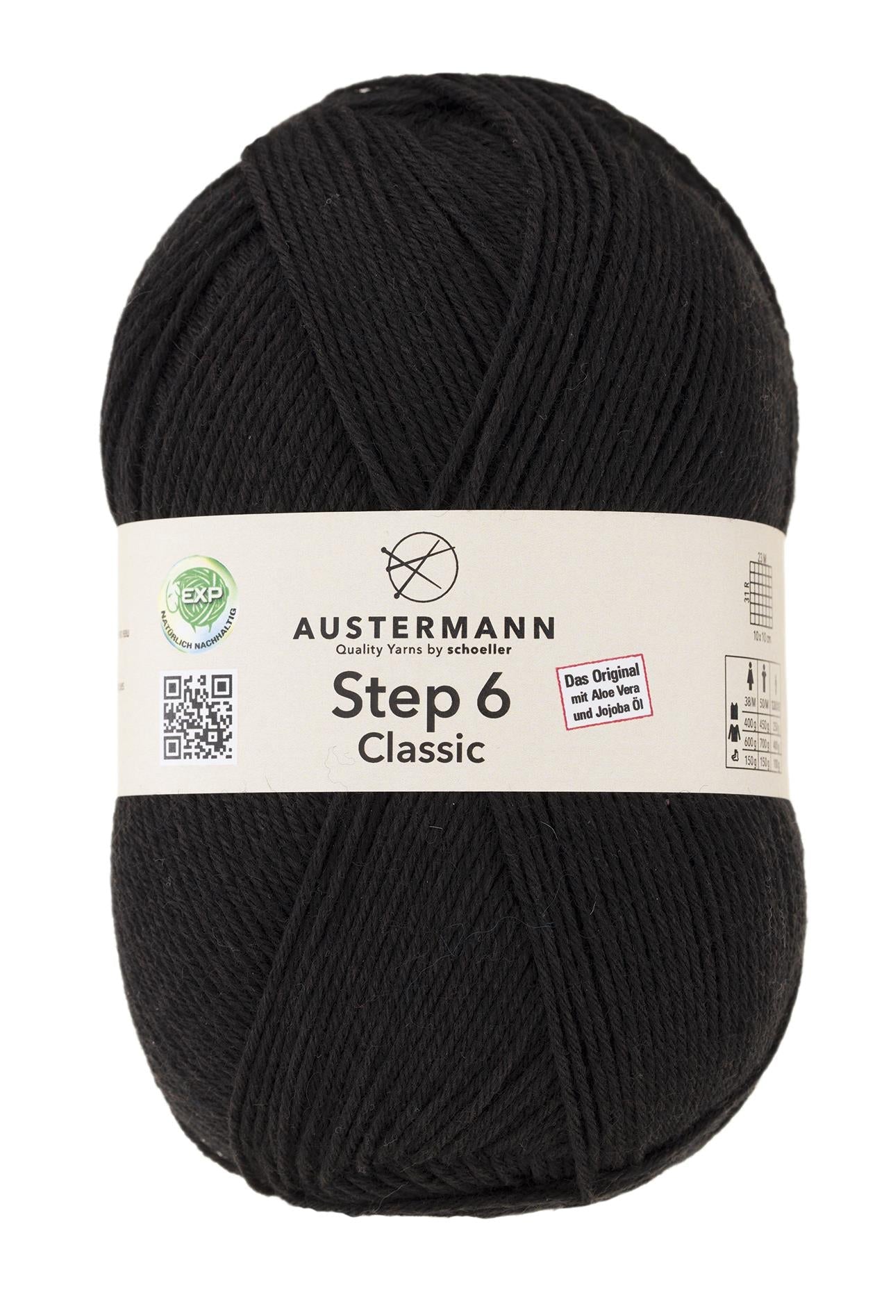 Step 6 Classic Exp | 410 M - 150 G | 6013 - Schwarz - ggh Wolle