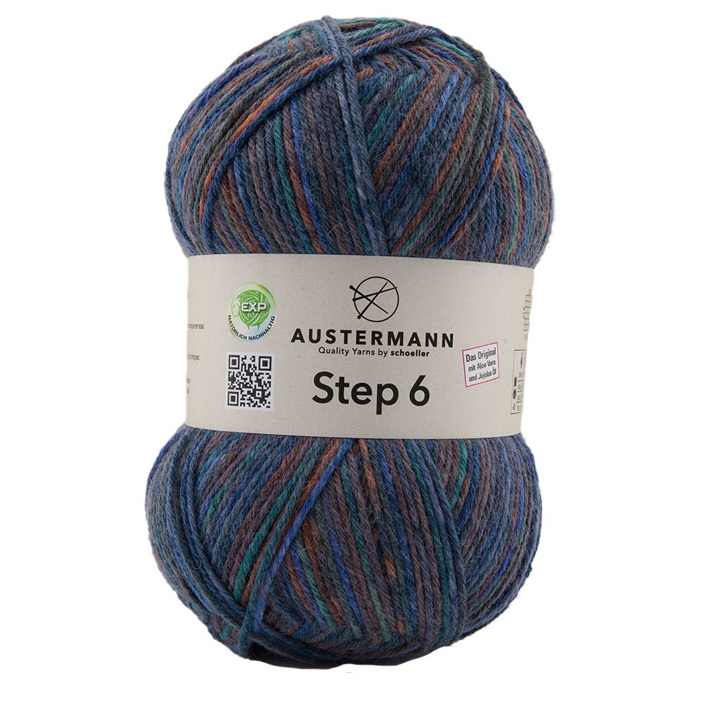 Step 6 Color Exp | 410 M - 150 G | 613 - Pfau - ggh Wolle
