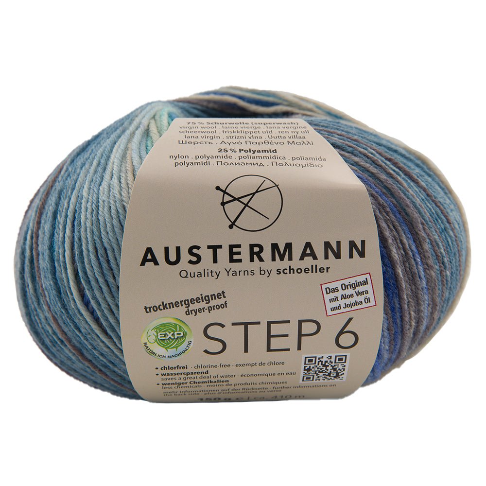 Step 6 Color Exp | 410 M - 150 G | 682 - Loch Ness - ggh Wolle