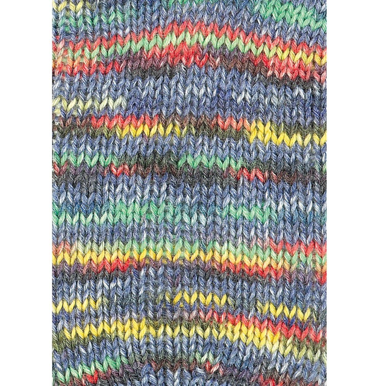 Step 6 Color Exp | 410 M - 150 G | 741 - Blau - Bunt - ggh Wolle