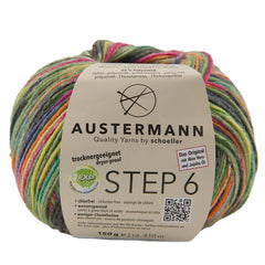 Step 6 Color Exp | 410 M - 150 G | 742 - Gruen - Bunt - ggh Wolle